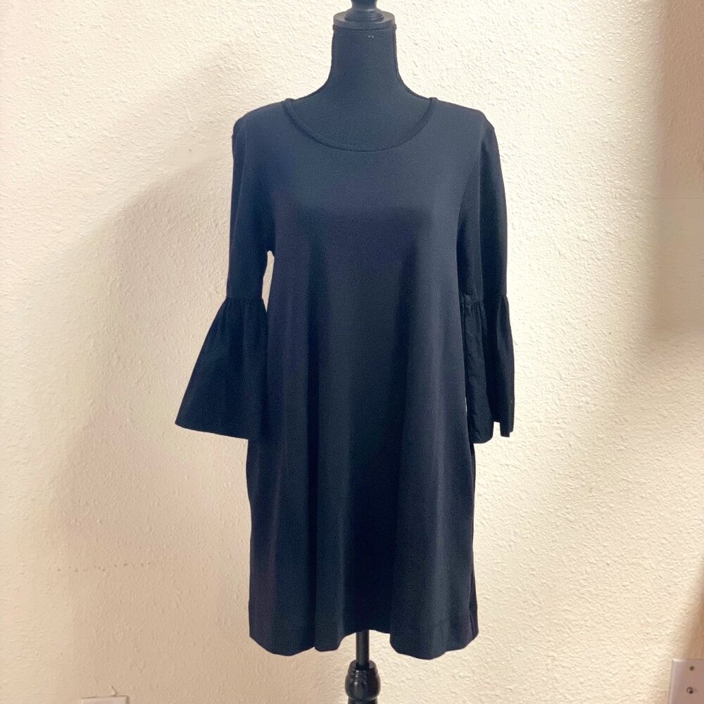 Peruvian Connection Pima Cotton Catania Bell Sleeve Mini Dress